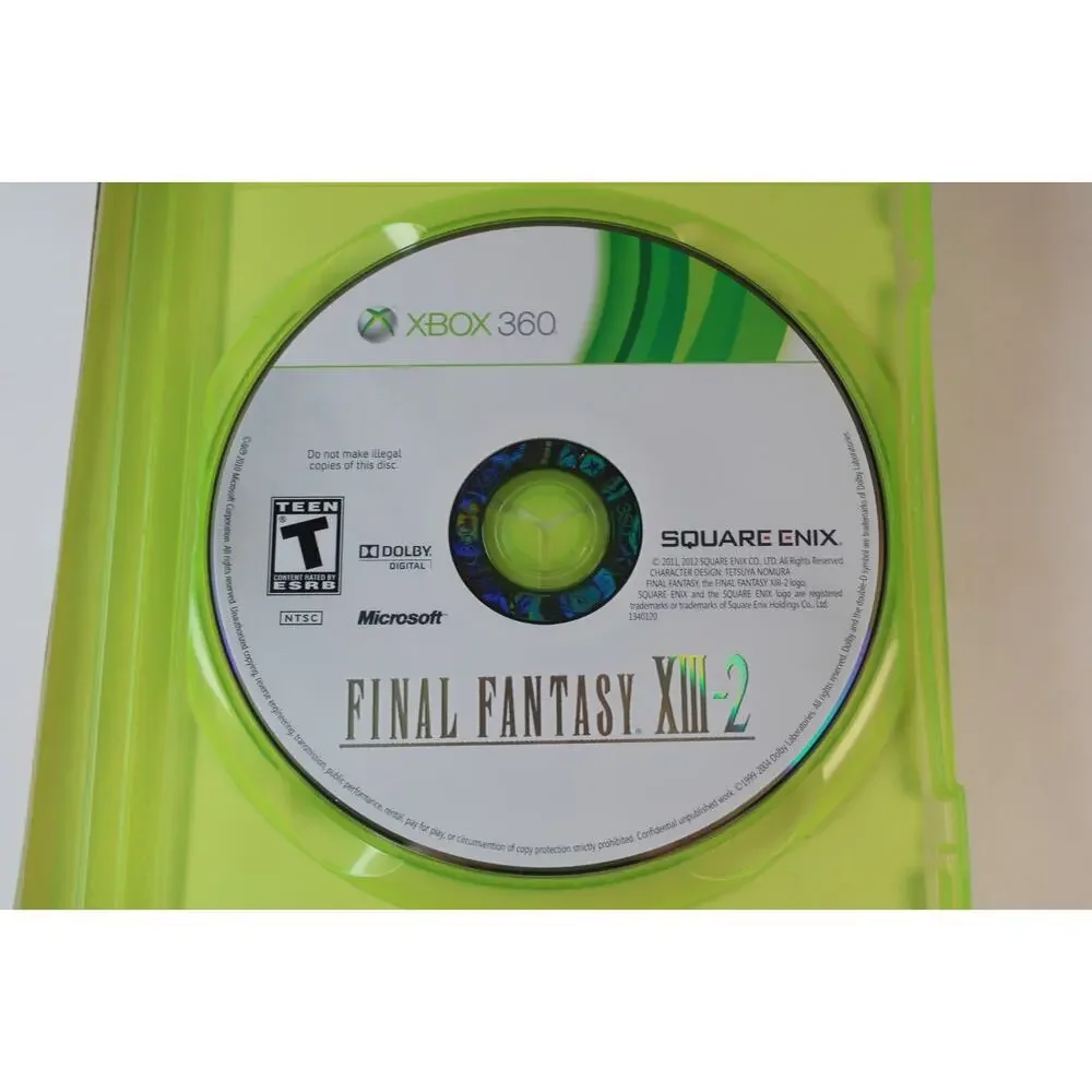 2 games: Final Fantasy XIII + XIII-2 (Microsoft XBox 360) Authentic, Tested